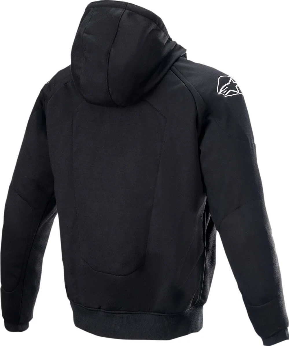 JACKET HOOD CHROME BK/RD S