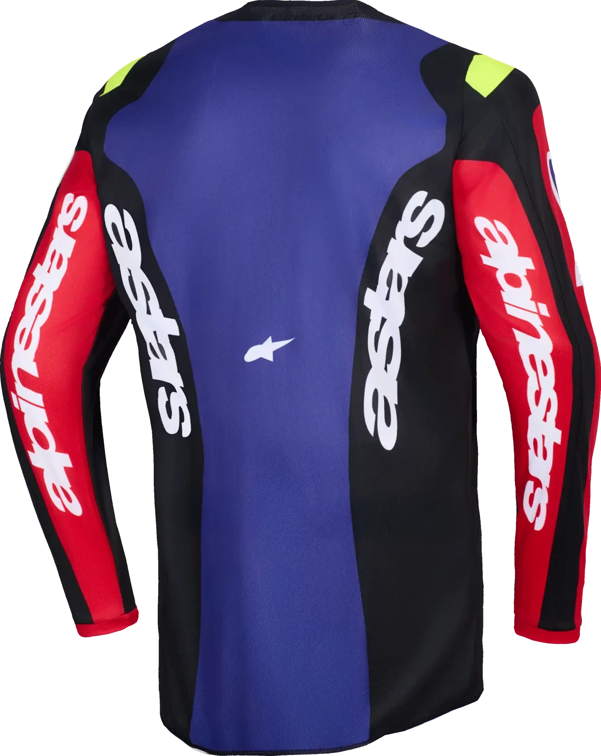 JERSEY FLUID GRID RED/BLK/PURP L