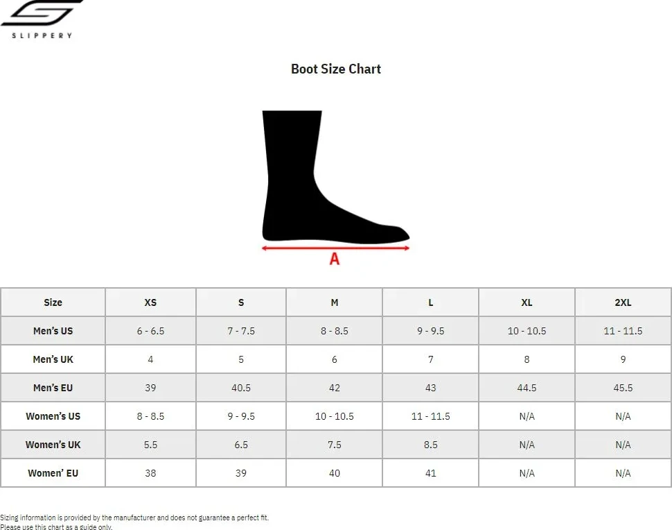 BOOT SLIPPERY AMP BK 7