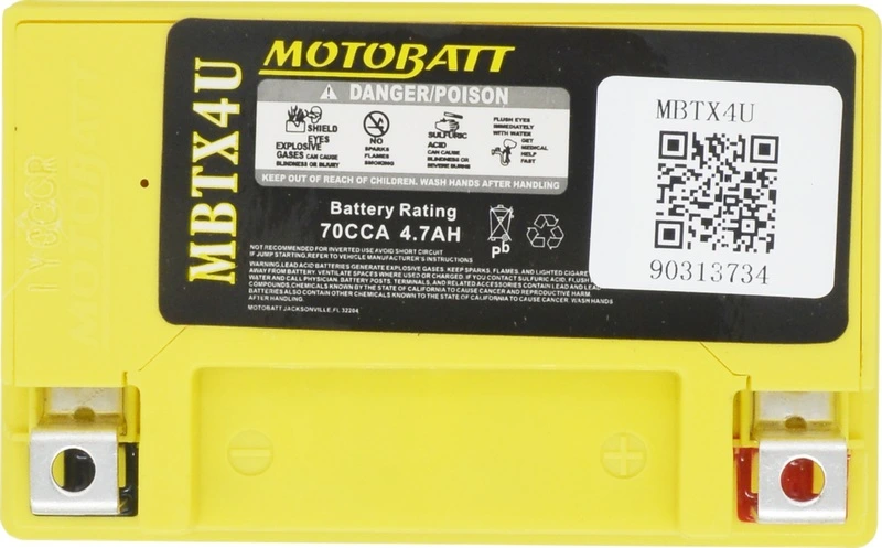 Motobatt MBTX4U aku