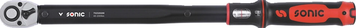 Sonic, Torque wrench 60-300Nm. 1/2" drive, 590 mm