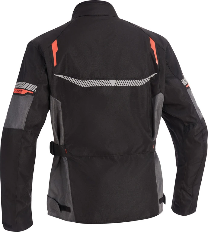 Lindstrands textile jacket Backafall Black/grey, 46