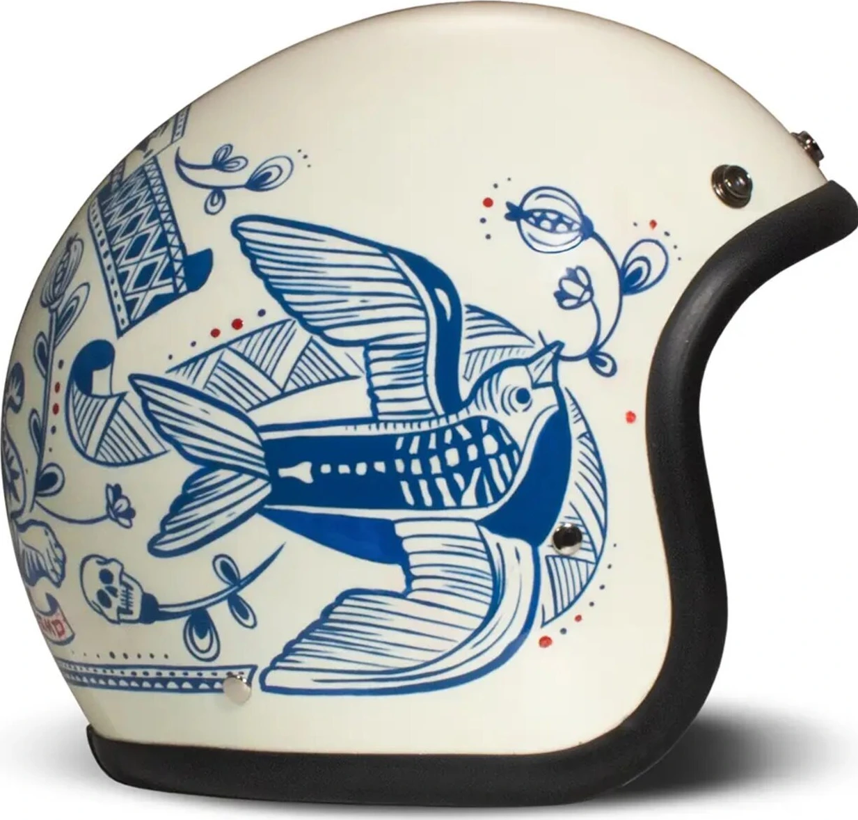 DMD Retro helmet, tigre White, XS, Graphic