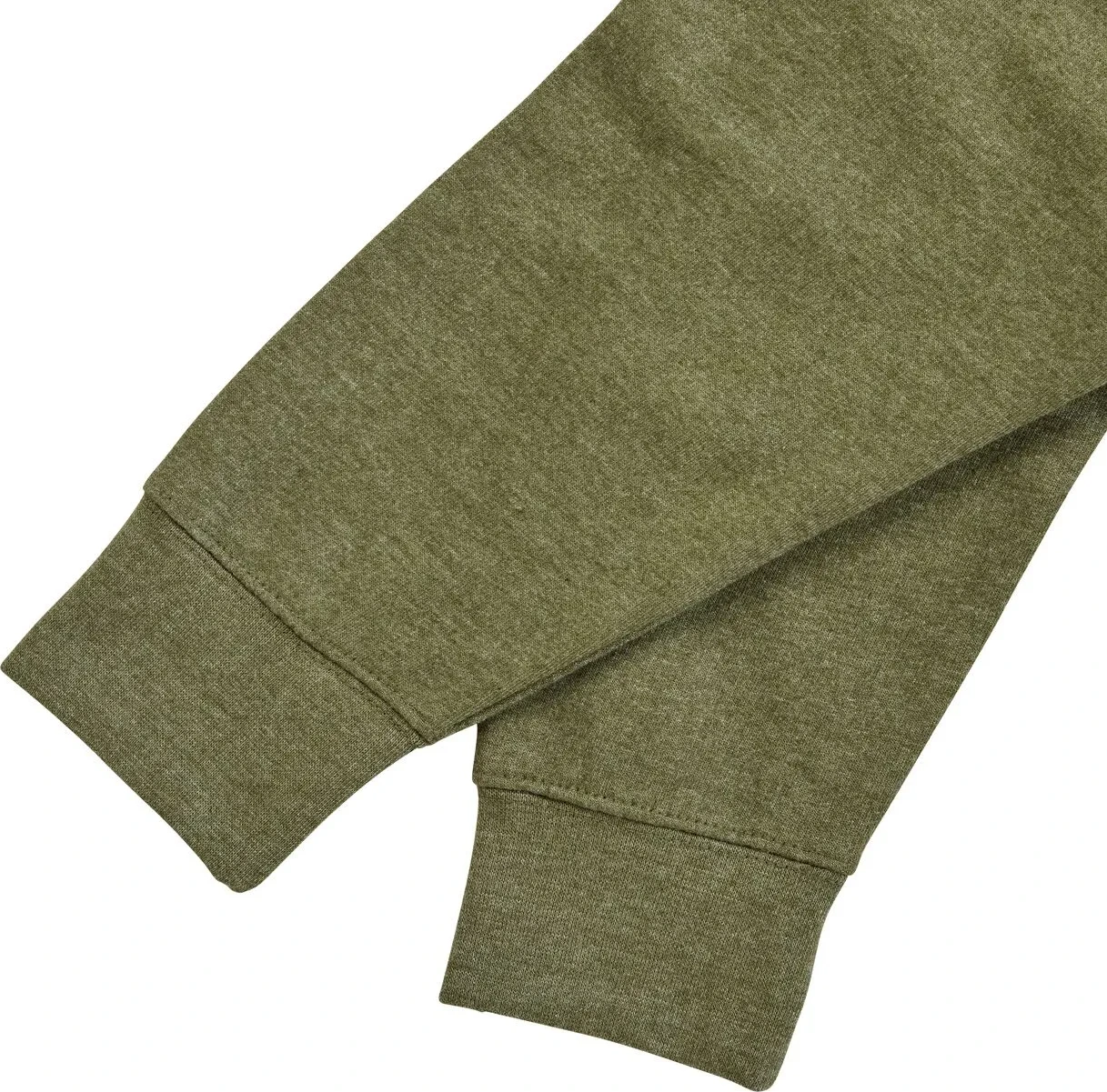 HOODIE STENCIL ZIP OLIVE SM