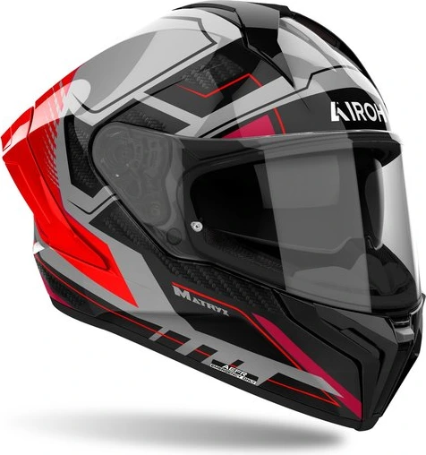 Airoh Helmet Matryx Rocket Red Fluo Gloss, XS