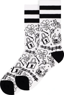 American Socks Burning Rage Mid High socks