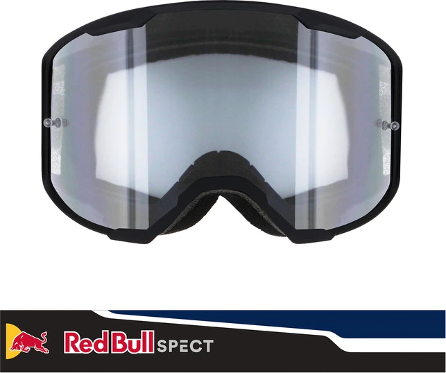 Spect Red Bull Strive MX Goggles Single lens Black/Blue clear