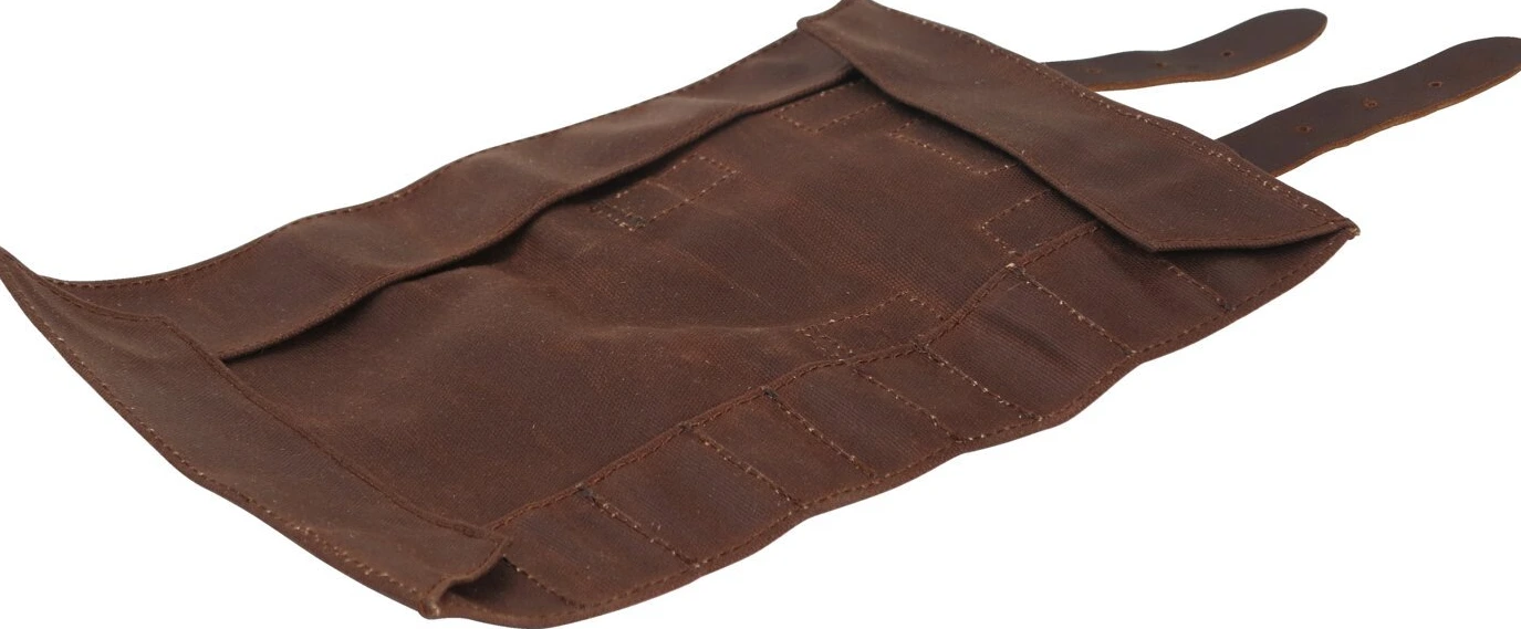 Longride, toolroll waxed cotton, Brown
