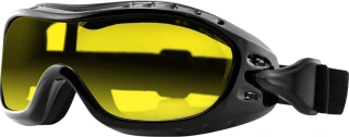 ZANheadgear NightHawk googles gloss black yellow lens