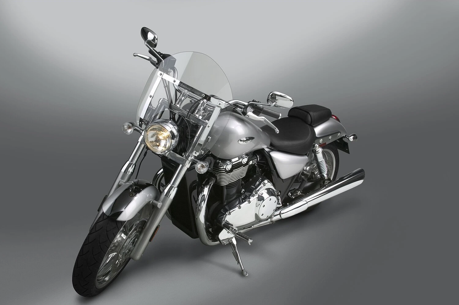 18.75 inch — NC SwitchBlade® Quick Release Windshield Shorty® Clear, Unpainted