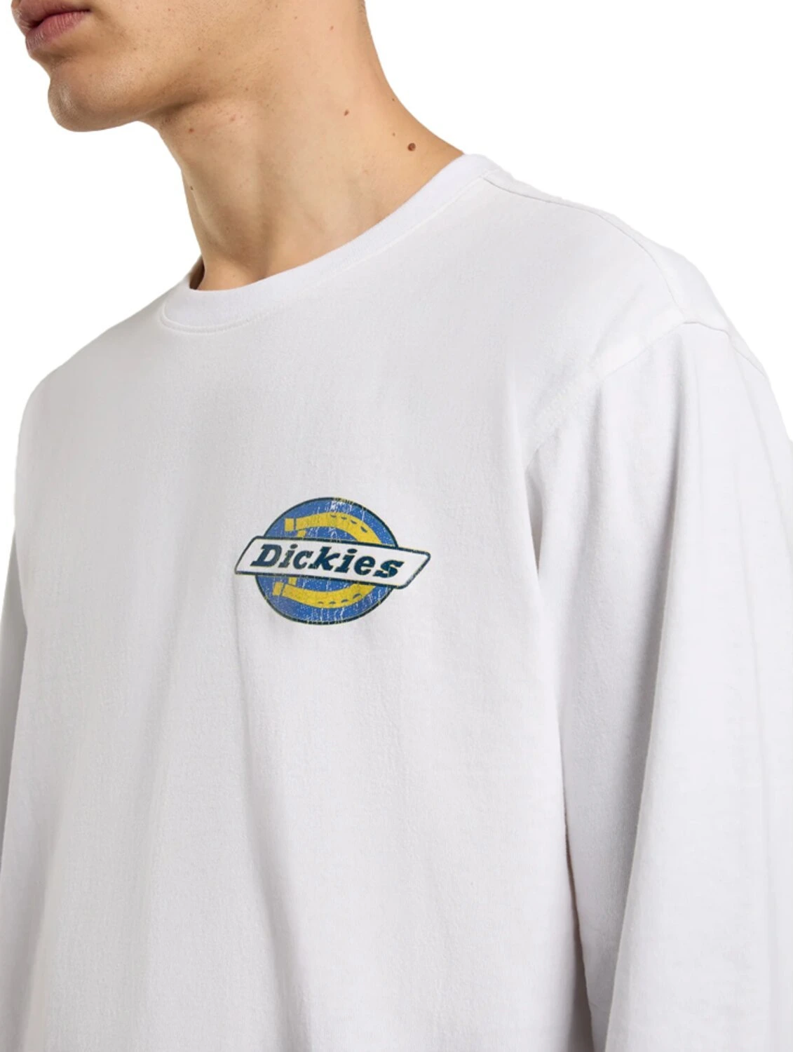 Dickies Nashport long sleeve, White, XS