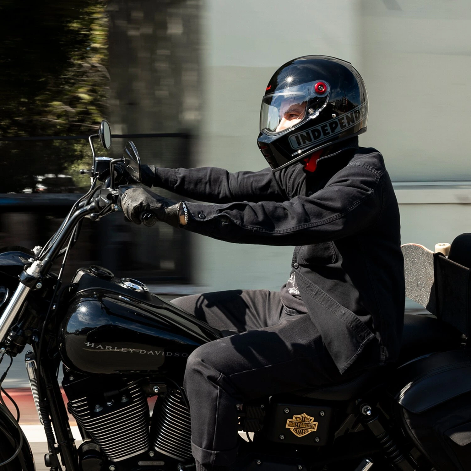 Biltwell Lane Splitter Independent collab helmet, Gray, XS, Gloss