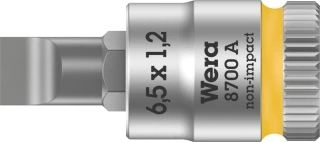 Wera Zyklop 1/4" Slotted socket bit