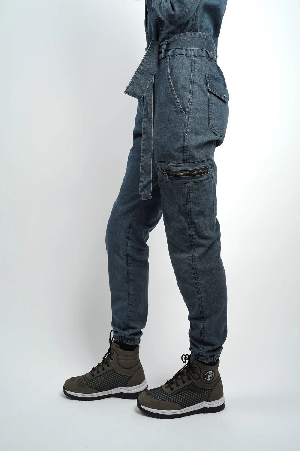 By City Black Hawk ladies overall, denim, M