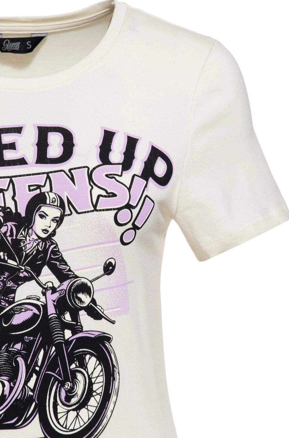 Queen Kerosin Speed up Queens t-shirt, offwhite, L