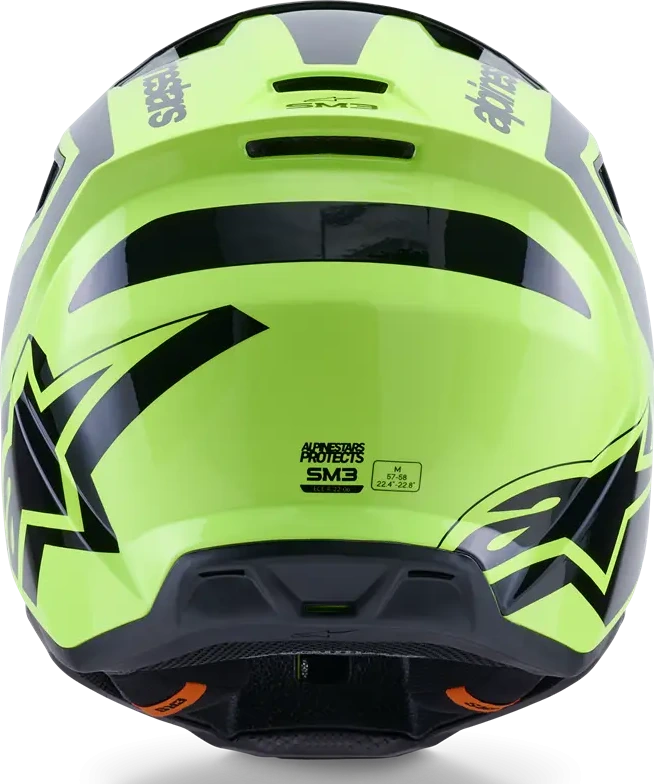 HELMET SM3 HEAT YEL/BLACK XS