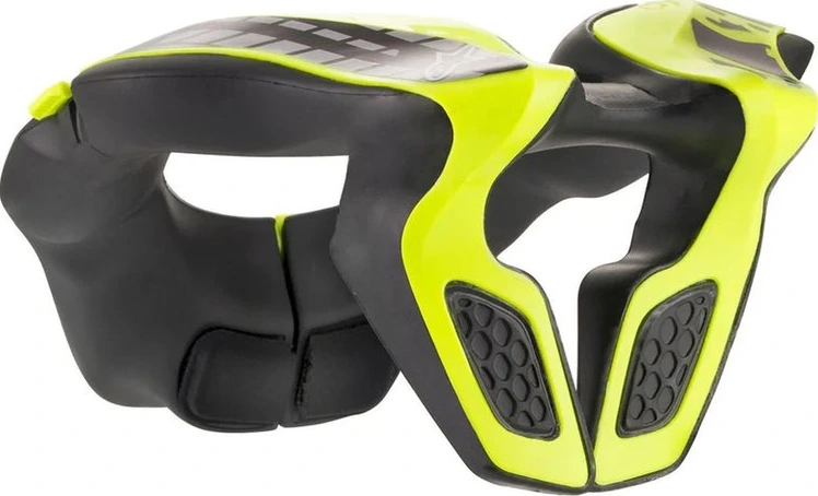 Alpinestars Necksupport Youth Black/Yellow one size