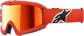 Alpinestars Goggle Vision YOUTH CORP ORANGE Mirror Red/