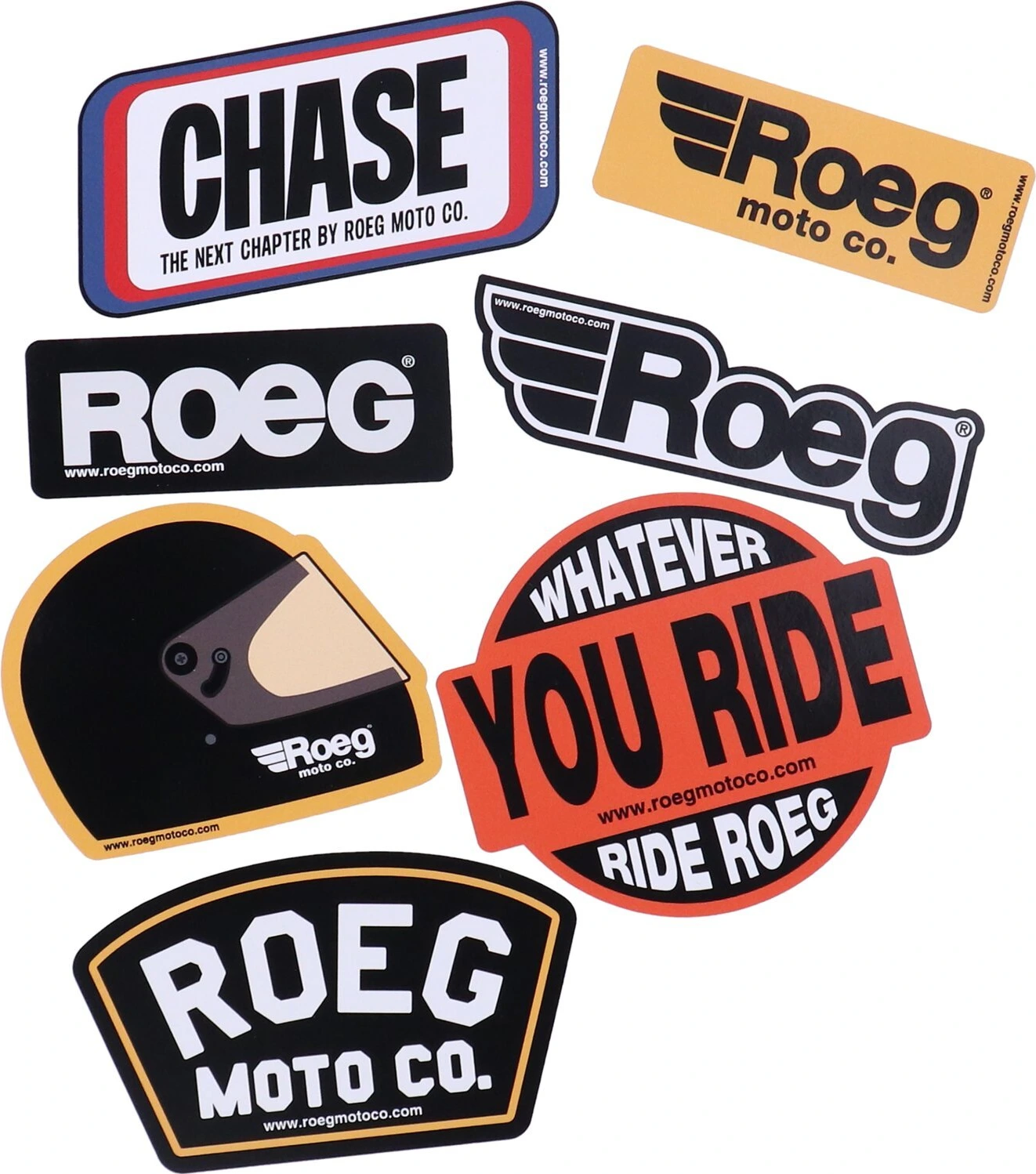 Roeg stickers