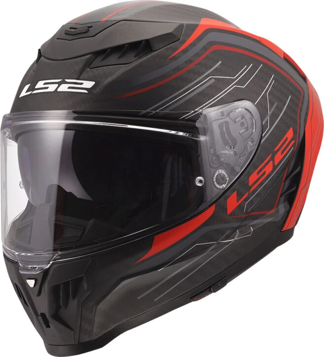 LS2 FF807 DRAGON SUBIC Helmet - 3XL, Red