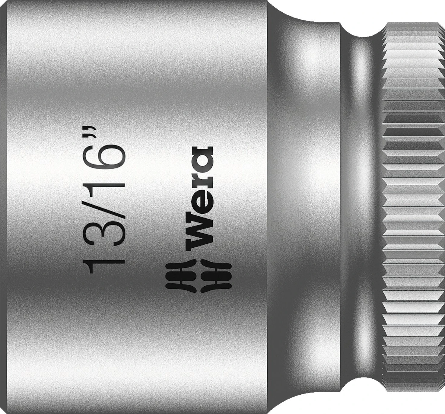 Wera Zyklop 3/8" socket - US size 13/16", Chrome