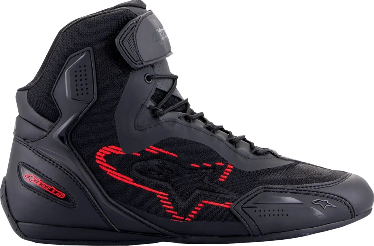SHOE FAST3-RK BLK/G/RED 8