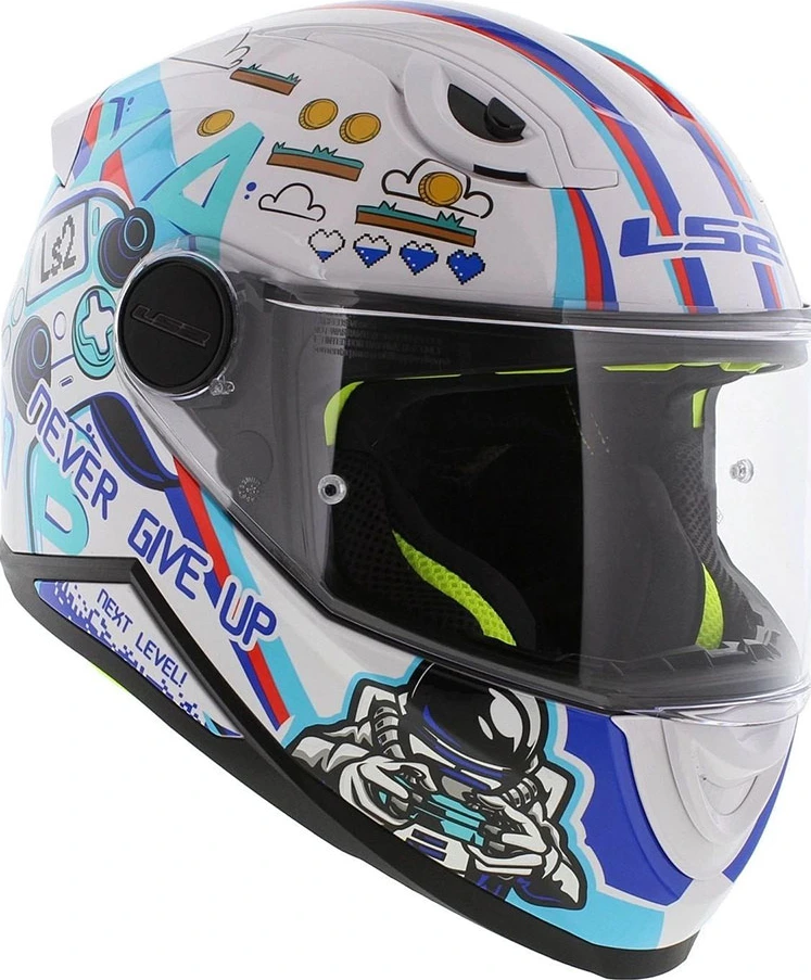 LS2 FF812 KID NEXT LEVEL helmet - White, S