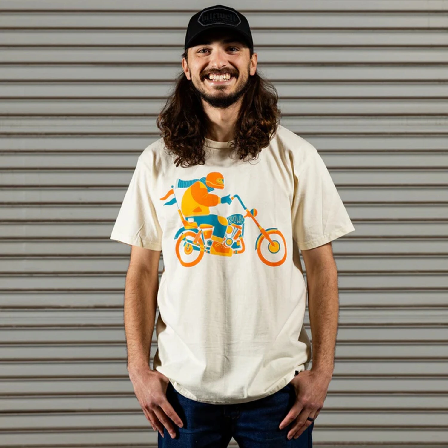 Biltwell Howdy t-shirt, White, S