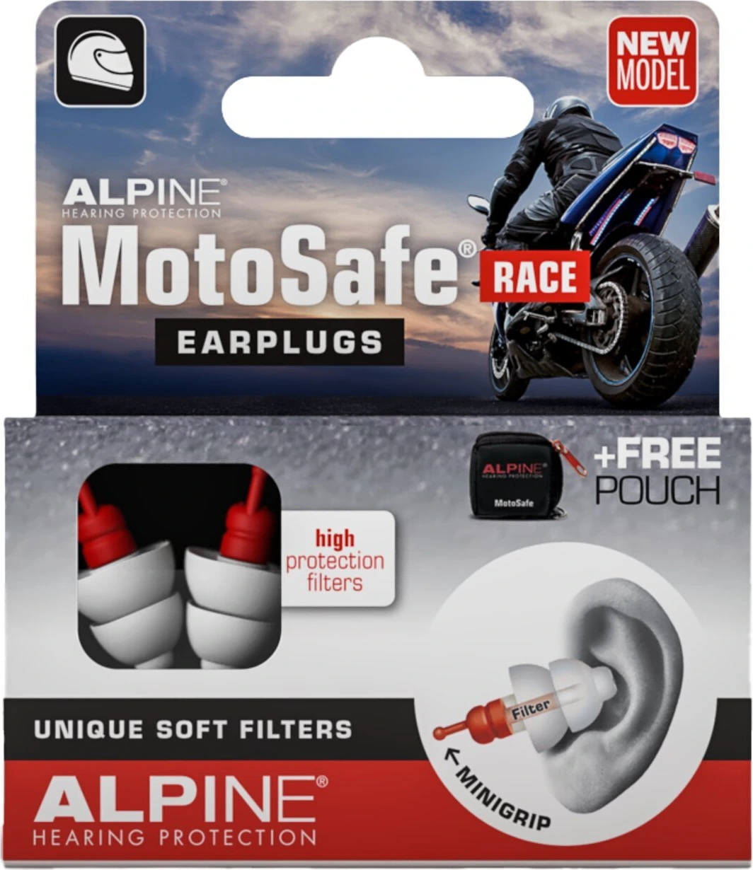 Alpine MotoSafe Race earplugs
