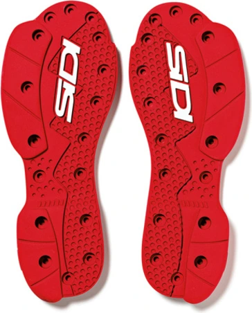 Sidi SMS Supermoto sole pair red, 40-42