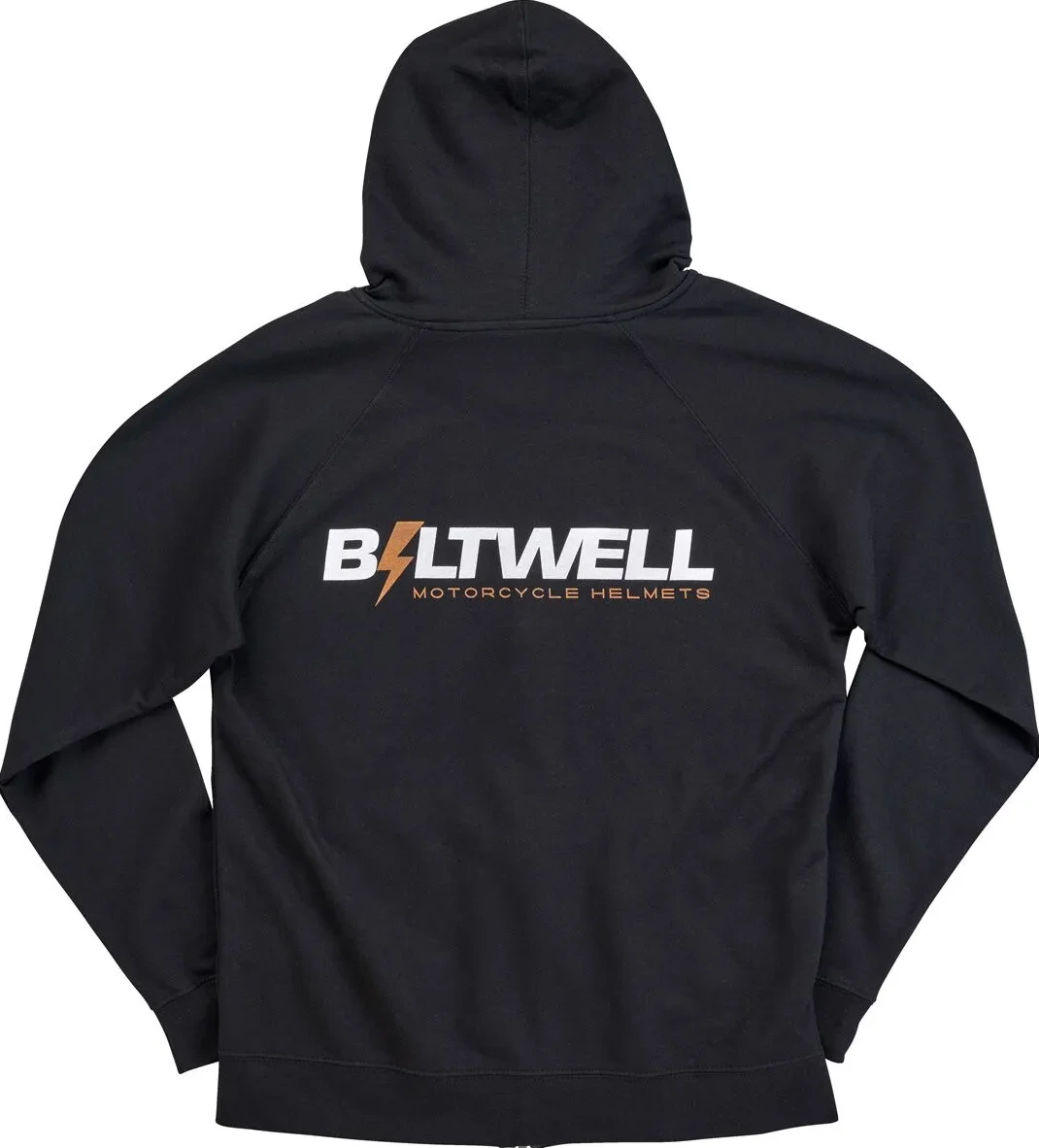 HOODIE BOLTS ZIP BLACK SM