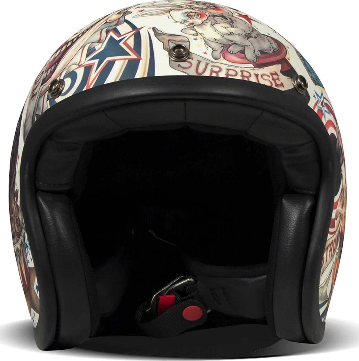 DMD Retro helmet Circus, Multi-color, L, Matte