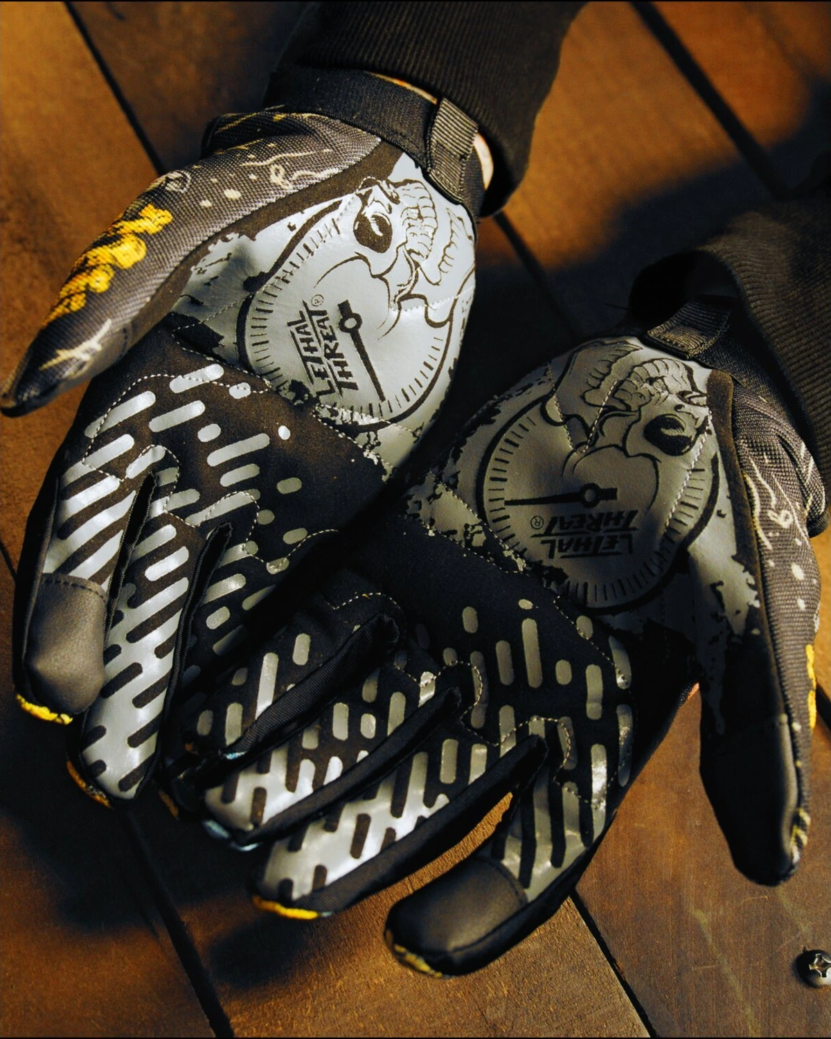 Lethal Threat Grease Monster gloves, Multi-color, 2XL
