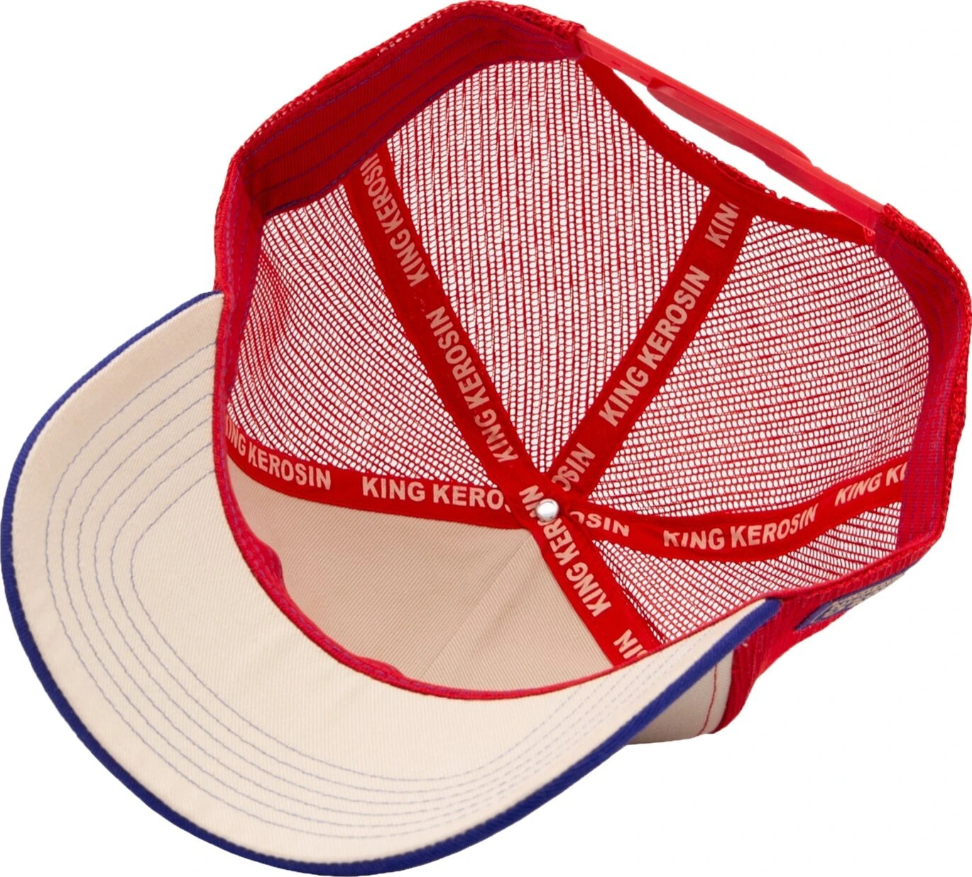 King Kerosin Rock 'n' Roll trucker cap, Beige
