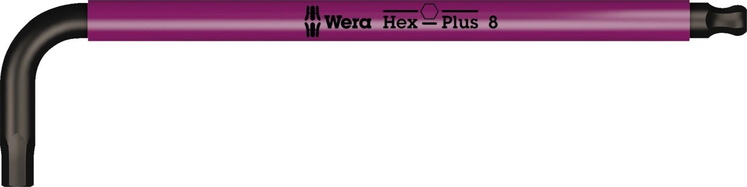 Wera hex key multicolor pink - Metric 8.0, 8 mm