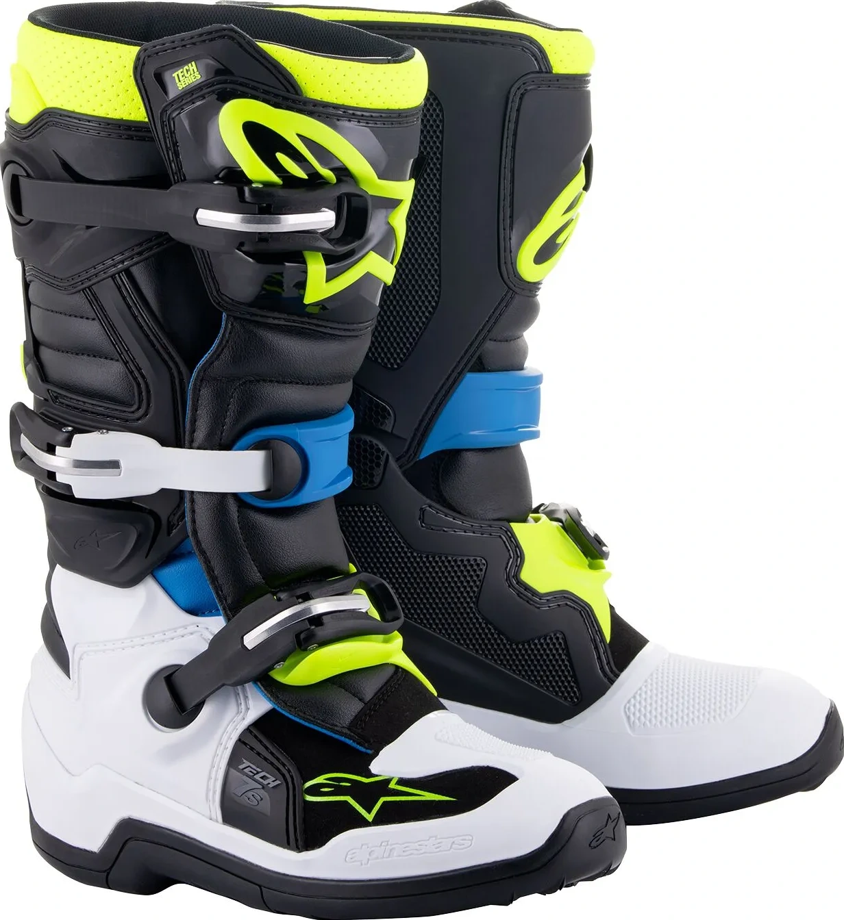 BOOT TECH7S BK/BL/YL 2