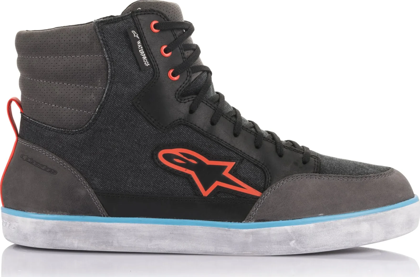SHOE J-6 WP BK/GY/BL 8