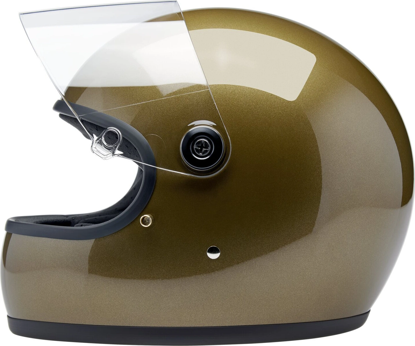 Biltwell Gringo S helmet, ugly Gold, Gold, Metallic