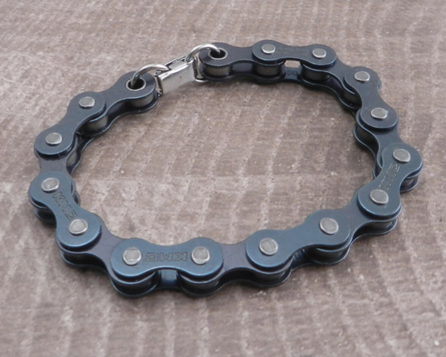 Amigaz Black Bike Chain Bracelet 8"
