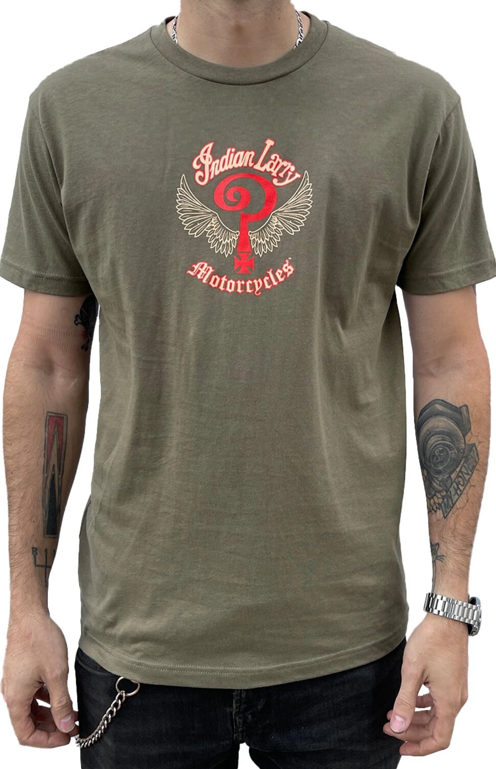 Indian Larry Logo t-shirt