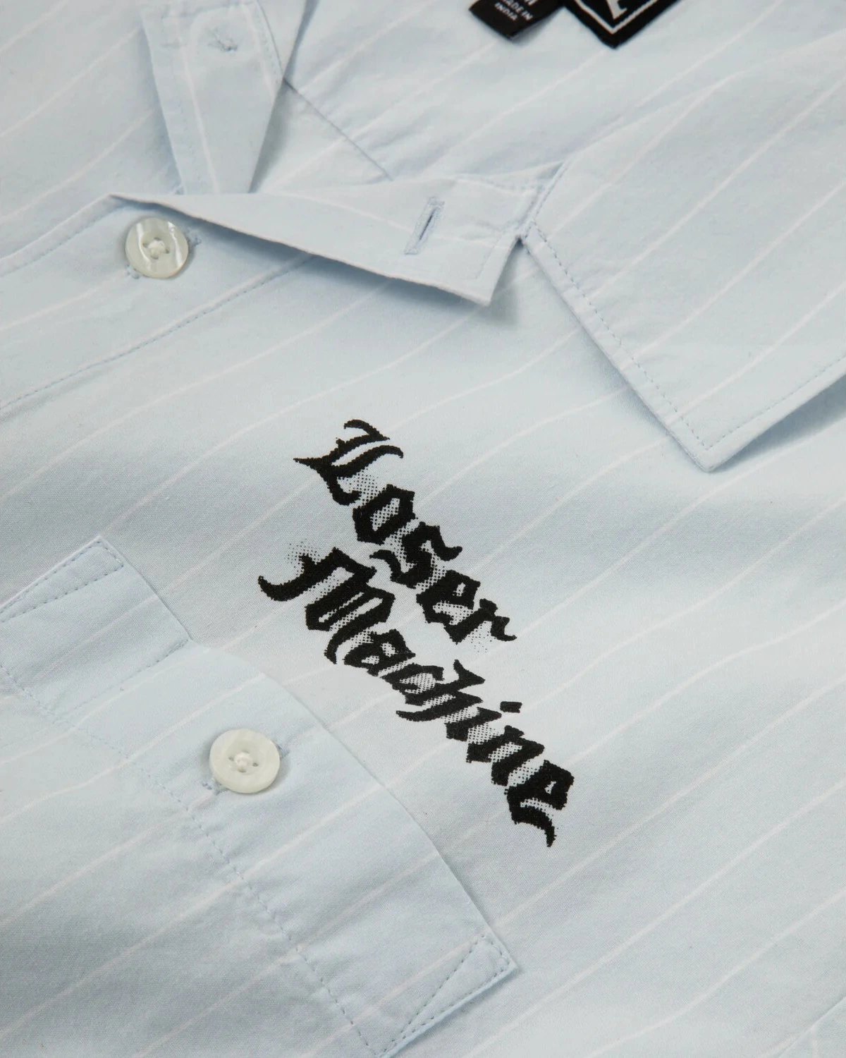 Loser Machine Attendant shirt, light blue, M