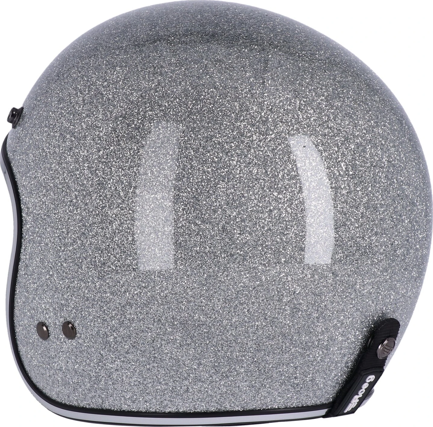 Roeg JETT helmet, disco ball Silver, Silver, L, Metal Flake