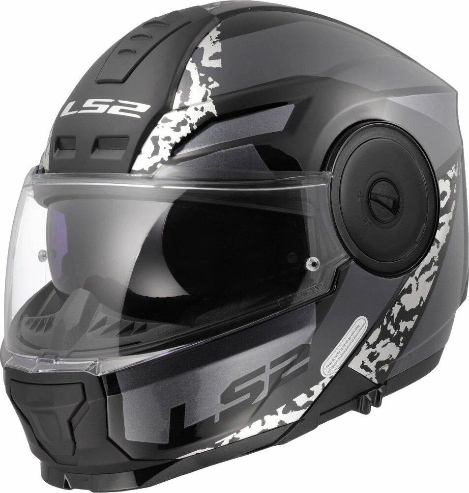 LS2 FF902 SCOPE II OXYD Helmet - 2XL, Black Titanium