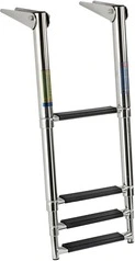 Osculati Telescopic standard ladder AISI316 4 steps