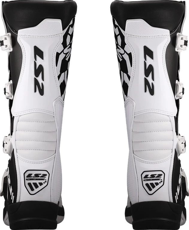 LS2 Raptor Man Boots - 40, Black White