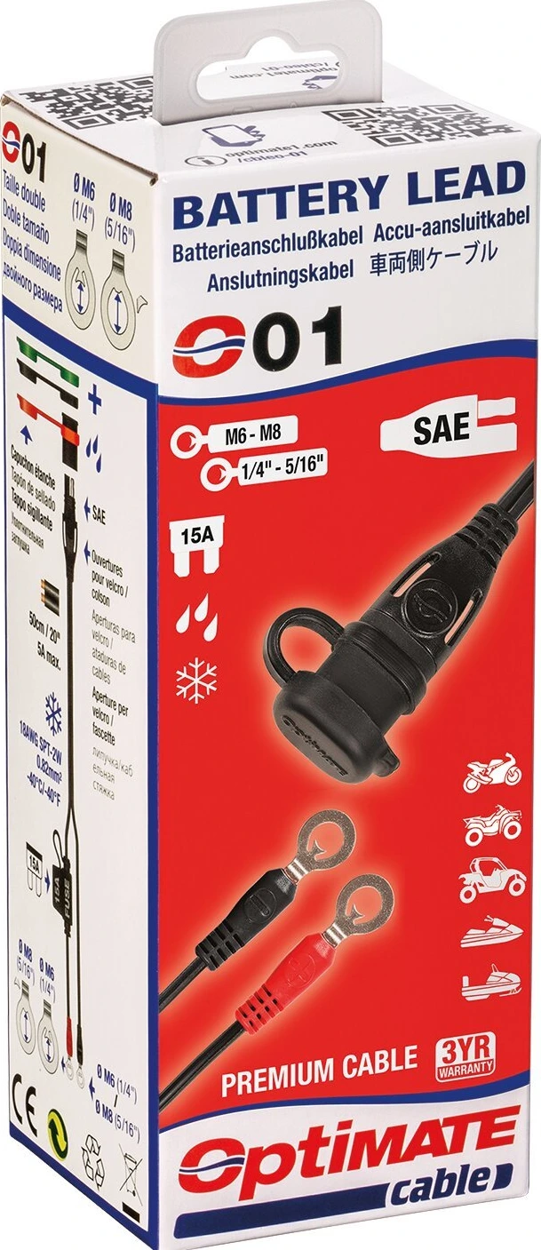 Tecmate, OptiMATE battery charge cable O-01