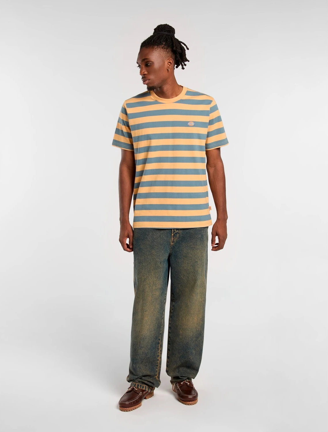Dickies Rivergrove t-shirt oak buff, Yellow, L