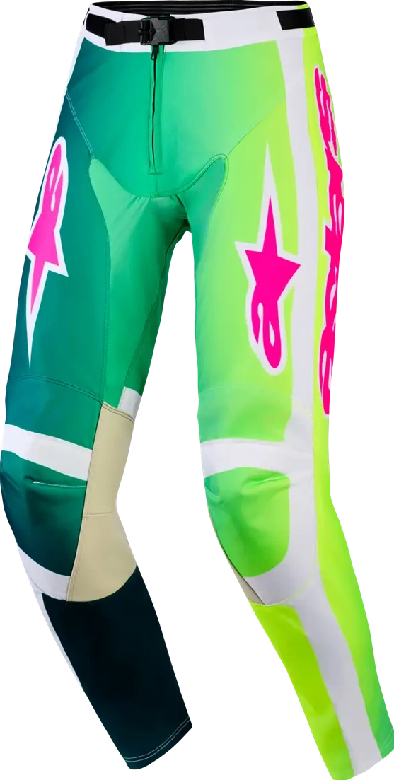 PANT RACER PORTL GRN/WH/BLK 36