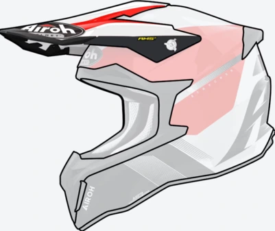 Airoh Strycker Peak Blazer Red gloss