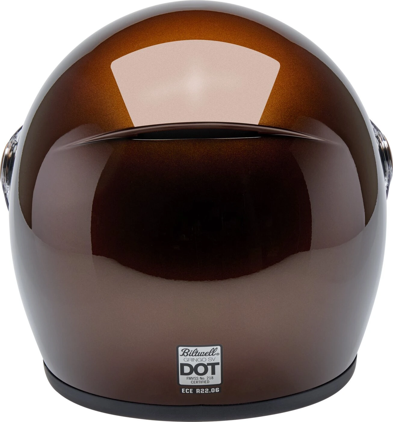 Biltwell Gringo SV helmet metallic whiskey, Brown, M